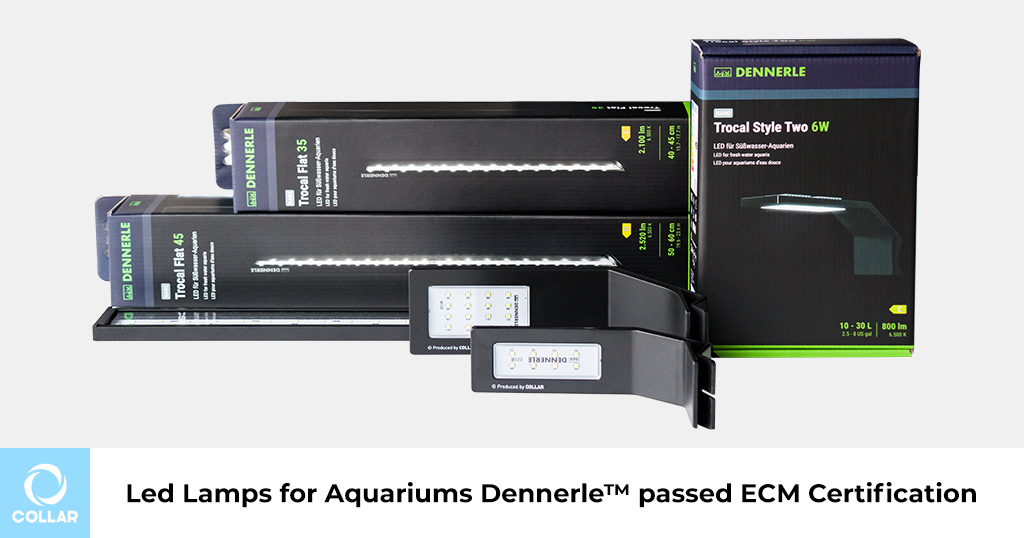 Dennerle LED lamps for Aquariums passed ECM Certification