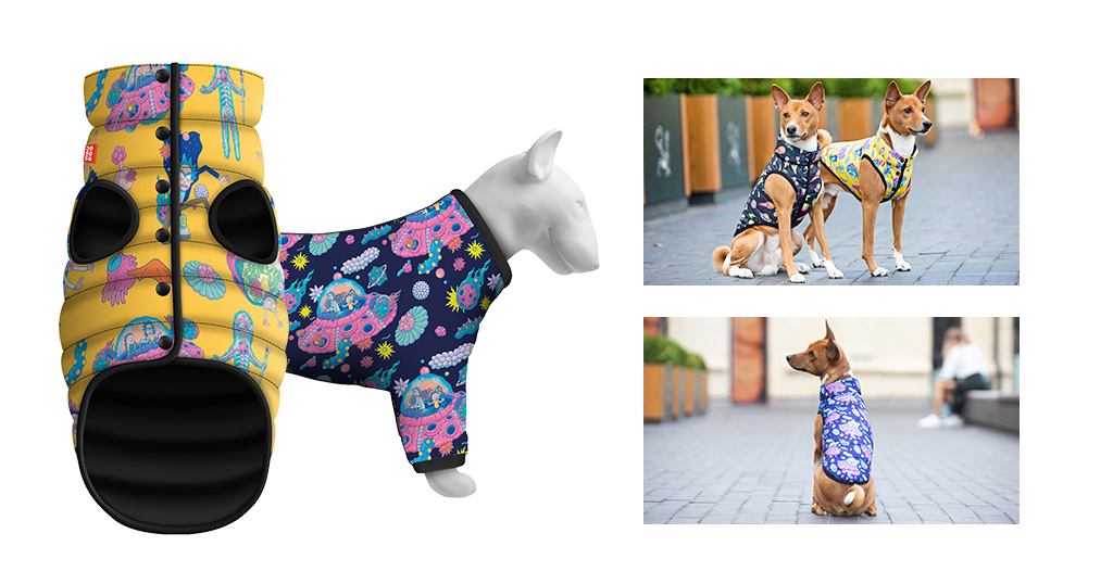 Одяг для собак від WAUDOG, куртка для собак ваудог, товари в зоомагазин, WAUDOG Рік та Морті, одяг для собак гуртом.