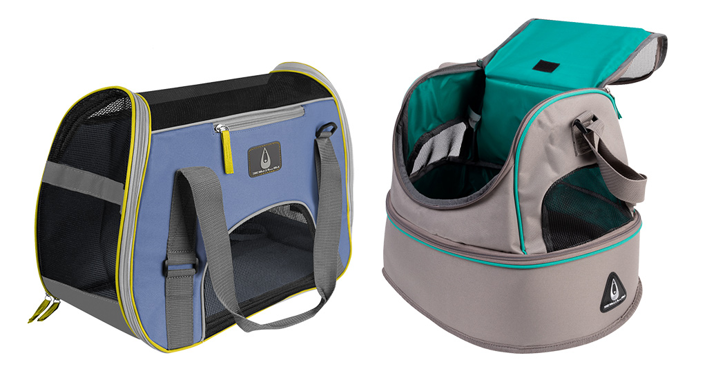 Dog and cat carriers, pet carriers by COLLAR & ZULU, ZULU, COLLAR, COLLAR Company, carrying bags.