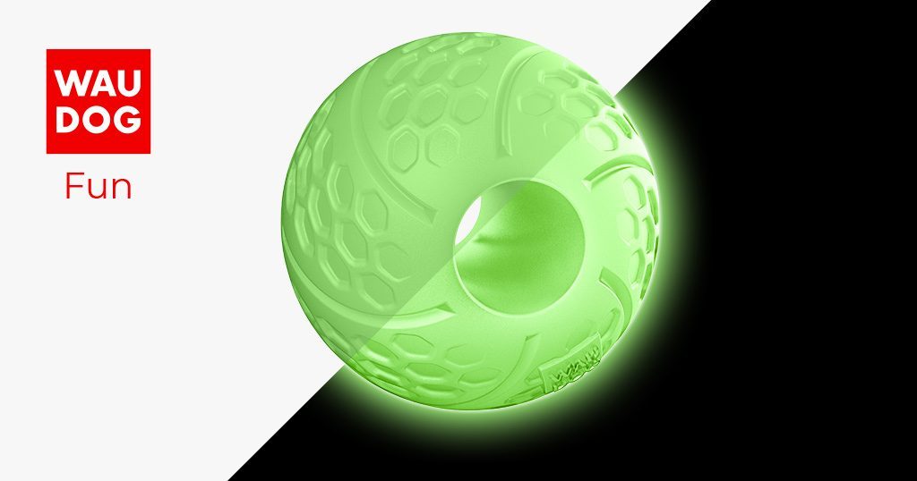 WAUDOG Fun glow-in-the-dark ball